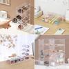 Space saving Clear Drawer Organizer Storage Box for Sunglasses and Stationery