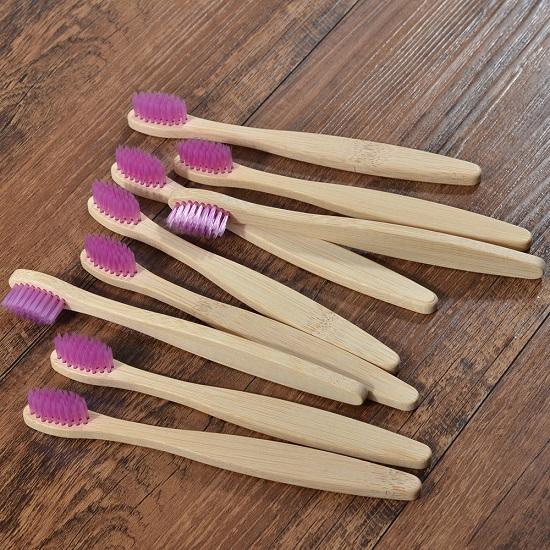 Kids 10pcs Soft Toothbrush Bristles Bamboo Toothbrush Eco Friendly Childrens Toothbrushes Biodegradable Oral Care Tooth Brush