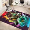 Teenage Mutant Ninja Turtles Printed Absorbent Washable Carpet, Non-Slip Bathroom Mats, Kitchen Rugs, Yoga Mat,Living Room Entrance, Camping Picnic Ru