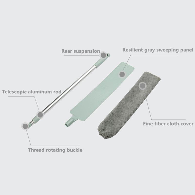 Gap Dust Removal Dust Sweeping Cleaning Tool Long Handle Extended Brush Duster Bed Bottom Furniture Static Electricity Dust Cleaning Household Use