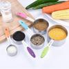 5Pcs Stainless Steel Measuring Cups And Spoons Set Kitchen Accessories For Baking Cake Cooking Making Measuring Kitchen Tools