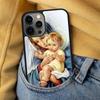 Holy Mother Virgin Mary Christian Soft Phone Case for iPhone 17 Air 16e Pro max 15 Pro 13 14 Plus 11 12 MagSafe Magnetic Coque