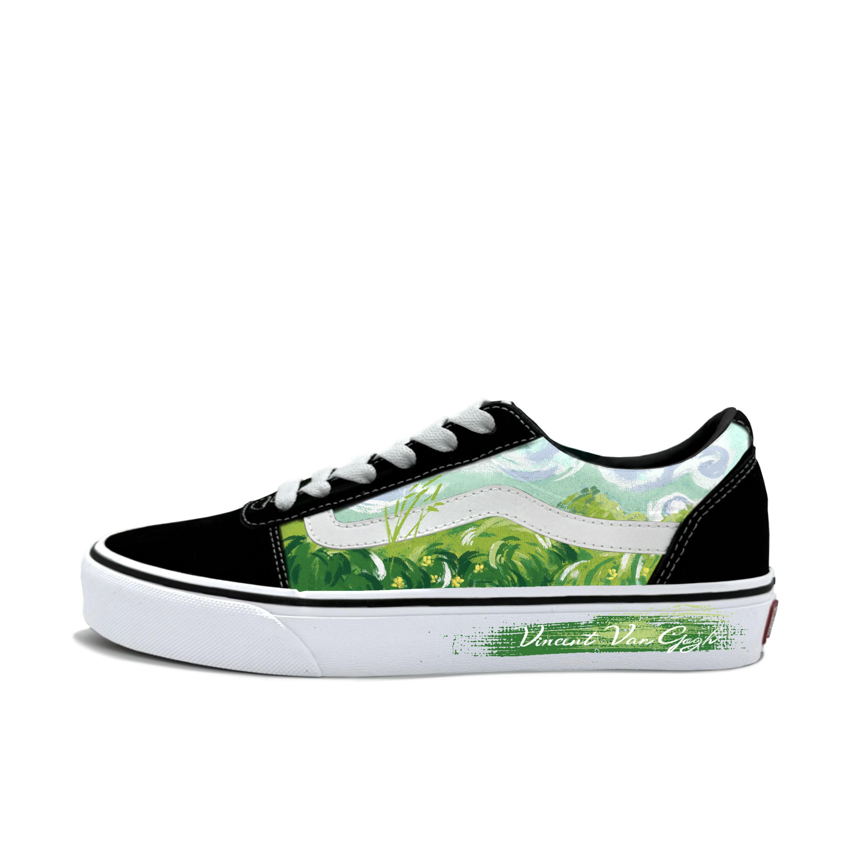 

Vans Ward Abrasion Resistant Abrasion Resistant Low top Skateboard Shoes Men s Green VN0A36EMC4R(Team613-) 40.5