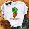 Maycaur Nové Kawaii Dámské Topy s Potiskem Ovoce Jahody Ležérní Dámské Krátkorukávové Streetwear Černé Trička Oversized s Kulatým Výstřihem