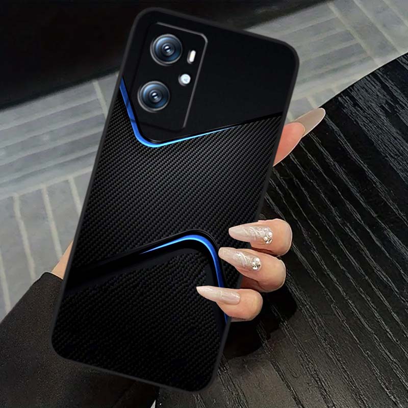Art colored luminous pattern Phone Case For OPPO Reno 5 6 7 A96 A40 A58 Realme GT A74 A78 Neo2 A74 A78 Find X5 X3 X7 X8 Black