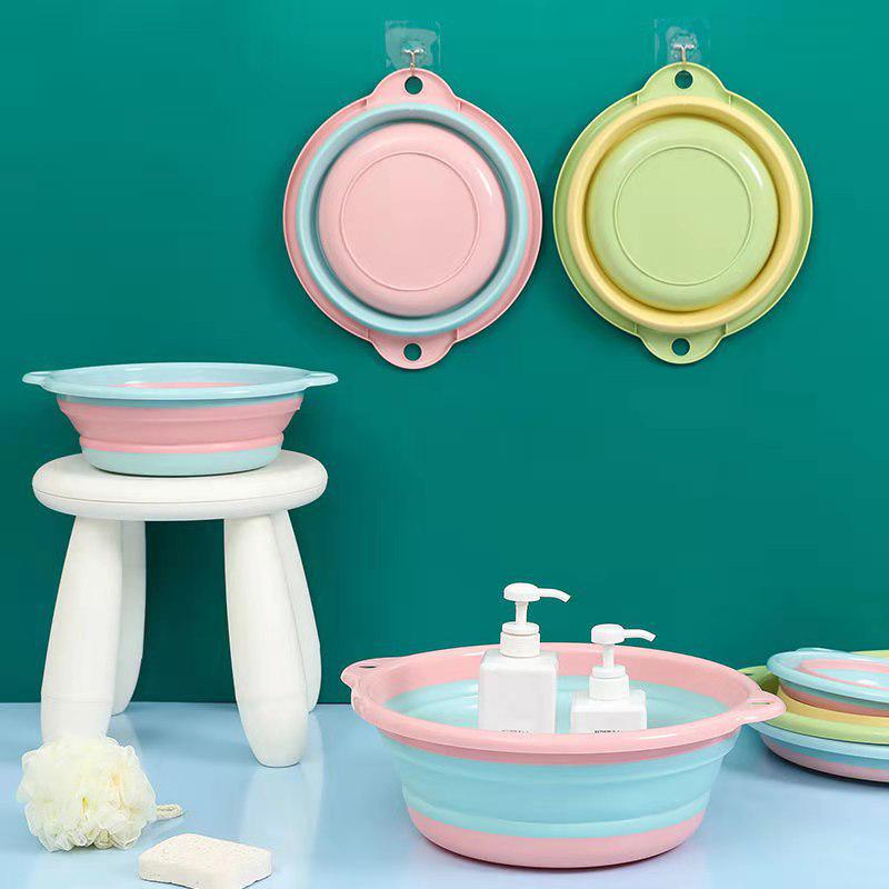 Portable Folding Washbasin for Dorms, Baby, Travel & Laundry