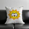 Cute BBasiilleaf CATs Pillow Case Fashion Square Pillowcase Bedroom Sofa Room Ins Decoration Leisure