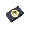 6mm Copper Sliding Nut Boat Rail Hardware Kayak Track Rail Copper Nut Fishing Rod Holder Mounting Base Nut Enduring