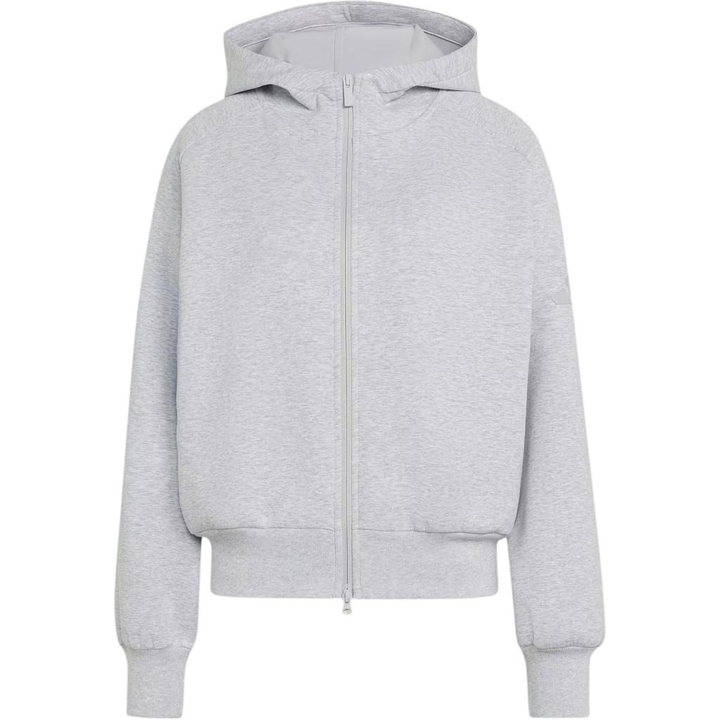 adidas Sportswear Hooded Zipper Loose Long Sleeve Sweatshirt Women Tops KR2746