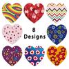 500 Pcs Multipurpose Heart Labels Valentine's Day Stickers Gift Wrapping Tags