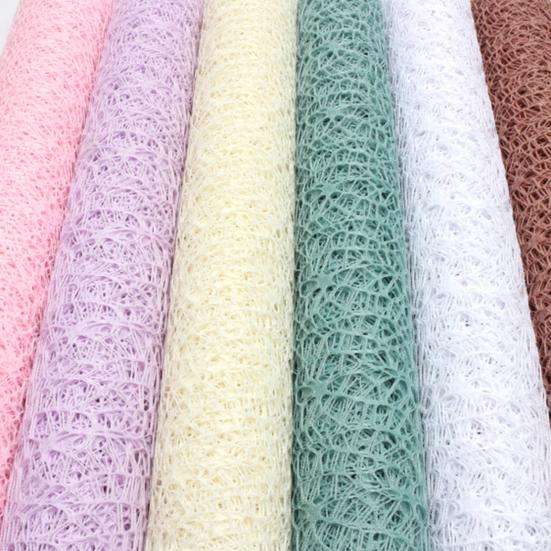 Flower Wrapping Paper Jacquard Hollow Net Wrapper For Bouquet Packaging Flower Packaging