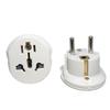 EU Plug Adapter US Plug To EU Plug 16A 250V Travel Adapter Converter 2 Round Korea Socket Universal Portable Wall Socket Adapter