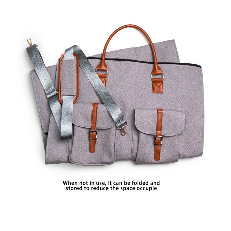 New Convertible 2-in-1 Carry-On Hanging Suit Travel Bag