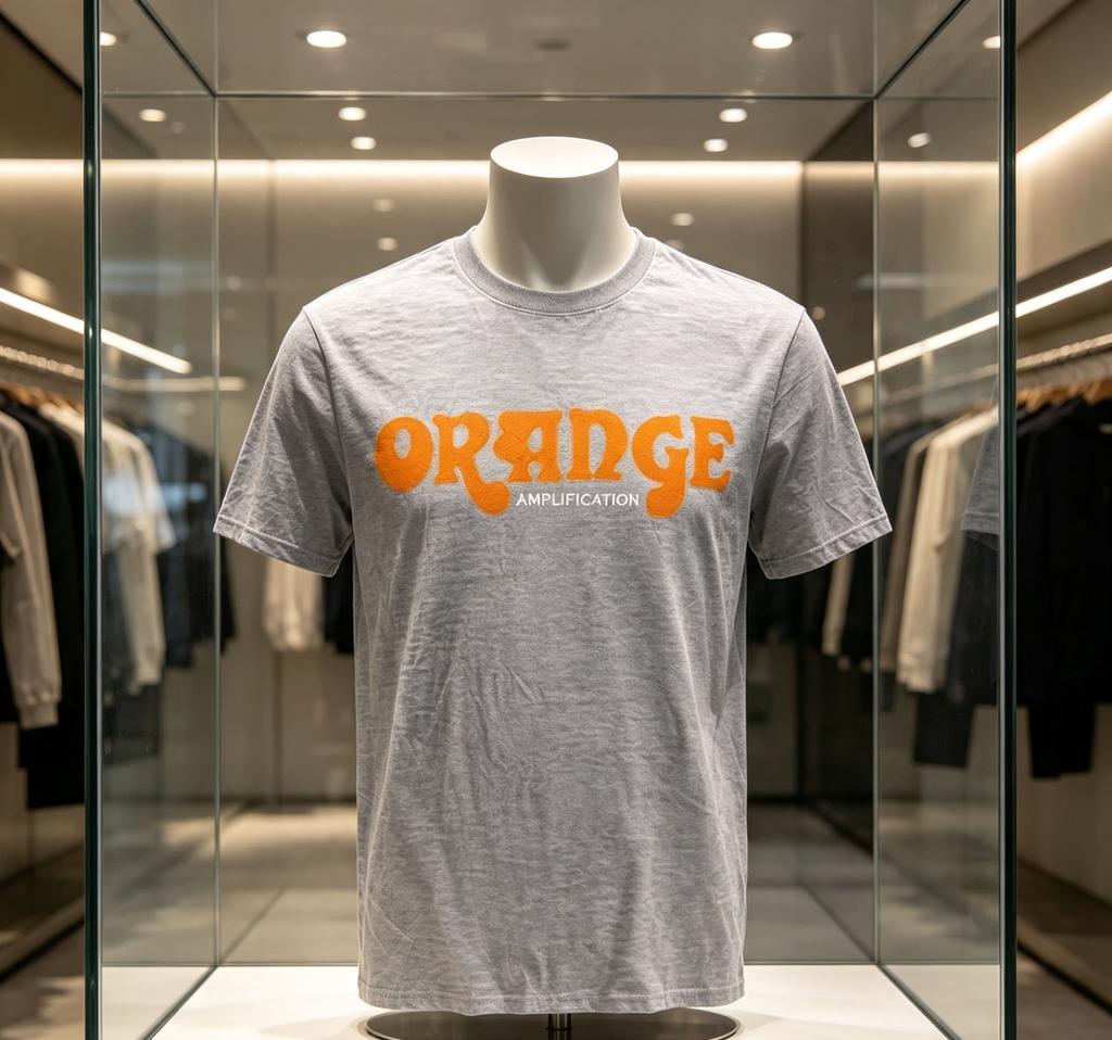 Unisexs Summer Cotton Tshirt Loose Tops The British Guitar Amps Orange Short Sleeve Regular Tees Unisex Teeshirt Casual Tees