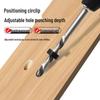 Pocket Hole Jig with High-Speed Steel Step Drill Bit, 9.5mm