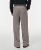 Musinsa Standard Double Button Two-Pleat Wide Slacks [Grayish Beige]