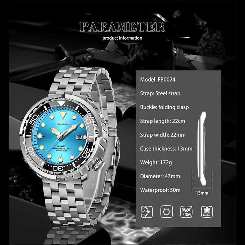 2022 LIGE New Fashion Men Watch Top Brand Luxury Stainless Steel Wristwatch Quartz Date Clock Waterproof Watch