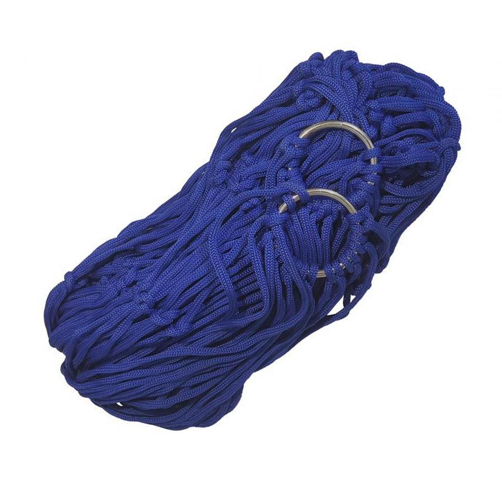 Nylon Mesh Hammock Lightweight Summer Durable Soft Multifunction Leisure Tree Hammock for Patio Beach Camping Hunting Picnic