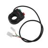 EVGATSAUTO Auto Headlight Switch,12V Hamdlebar Button Switch Light On-Off Button Handlebar Switchs for Motorcycle Scooter Handlebar Turn Switchs