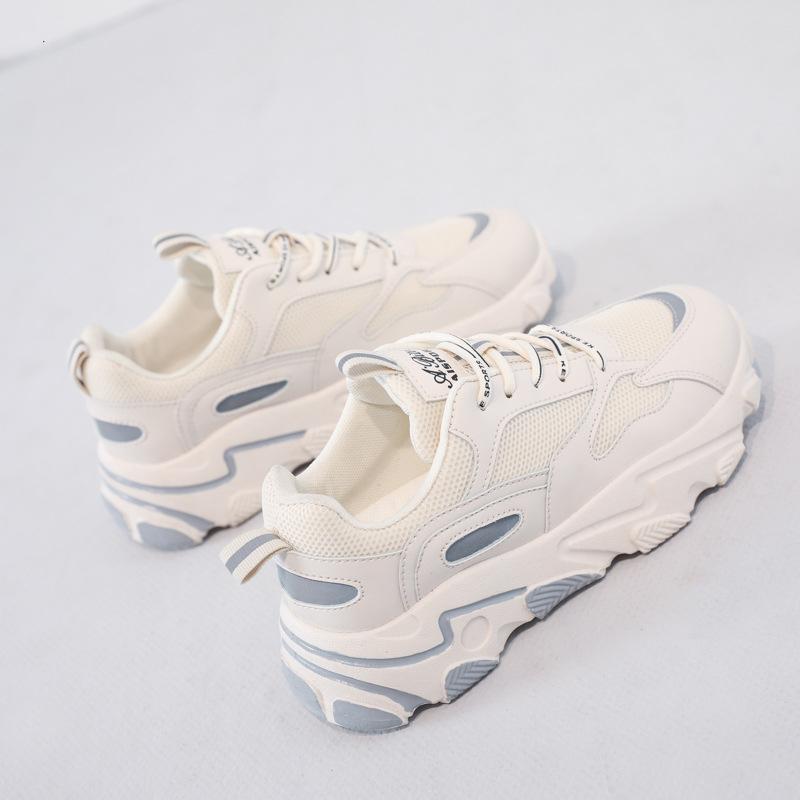 Fashion Youth Girls Casual Platform Sneakers Women Fashion Breathable Comfortable Chunky Tennis Increasing Height Running ShoesTrainers