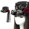 Victorian Style Mesh Caps Gothic Headpiece Adjustable Goggles Headwear Costume Accessories For Theme Parties Halloween