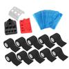 10pcs Tattoo Pen Elastic Bandage 200pcs Blue Tattoo Machine Pen Covers 3pcs Tattoo Ink Cup Holder Color Rack