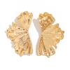 Ingemark Exaggerated Maple Leaf Stud Earrings Trend 2025 for Women Punk Geometric Piercing Earrings Grunge Jewelry Steampunk New