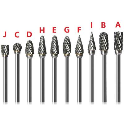 1 stk Fresa 3x6mm Wolfram Roterende Bor Die Grinder Skjærebit Praktisk