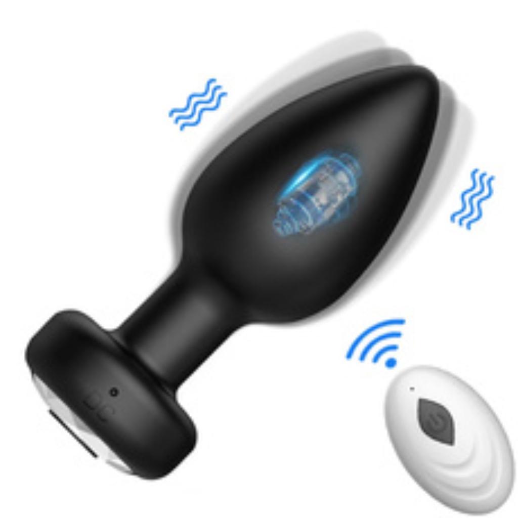 Anal Plug Adult Sex Toy,Wireless Remote Control 10 Frequency Vibration,Butt Plug for Male Prostate Massage Vibrating Anal Sex Toys for Woman