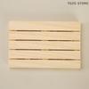 1Pcs Wood Coaster Mini Wooden Pallet Beverage Coasters Insulation Pad Cup Coaster Pot Mat