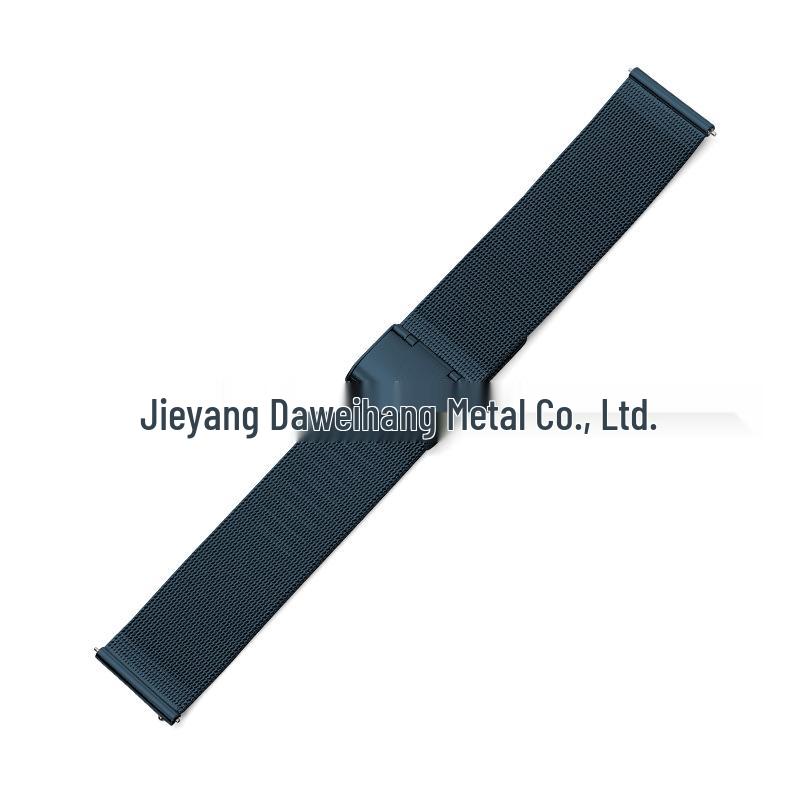 

Adjustable Milanese Stainless Steel Strap with Wire Buckle for Huawei/Samsung Watches - Single/Double Insurance Option 22mm (with Pins)