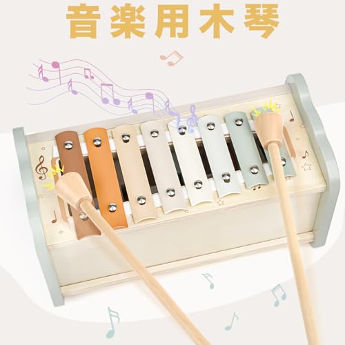 Montessori Toys for Boys and Girls, Wooden Educational Toys for 1, 2, and 3 Year Olds, Birthday Gift, Hammer Toy, Finger Development, Montessori Teach