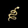 Unique Gold Snake Brooch Symbolizing Strength and Elegant Fashionable Accessory for Parties or Business Meetings