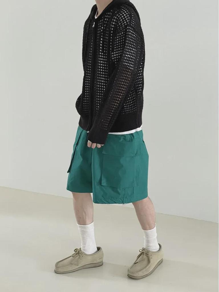 Men's Autumn Knitted Cardigan: Long-Sleeved, Lightweight, Air-Conditioned, Korean-Style Sweater for Sun Protection