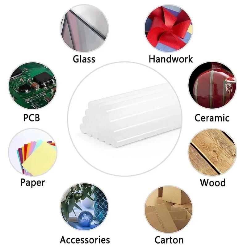 7mm Transparent Environmentally Friendly Hot Melt Adhesive Stick,strong Adhesion,waterproof,repairing Glass,cardboard Boxes,toys