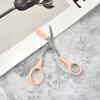 Stainless SteelBuilt-in Comb Eyebrow Scissors - Precision Grooming Tool with Handles,Durable Metal Construction, Eyebrow Trimmer