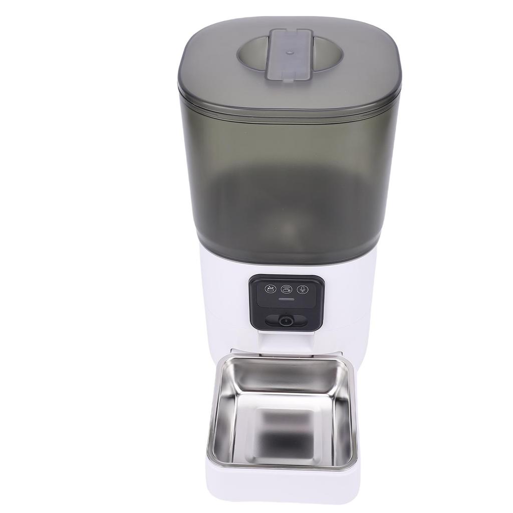 Automatic Cat Feeder with Camera 1080P HD Night Vision WiFi Pet Feeder Wide Angle Visual Dual Way Audio Mobile APP