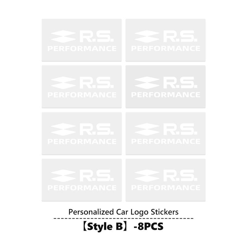 Car Logo Emblem Rear Trunk Stickers Badge Accessories For Renault Clio Kadjar Espace Symbol Dacia RS Megan Scenic Logan Laguna NN40