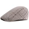 HT3984 Mens Berets Women Retro Artist Painter Beret Hat Male Female Ivy Flat Cap Unisex Spring Autumn Adjustable Plaid Beret Cap