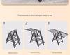 Indoor Foldable Clothes Drying Rack: Floor-Standing Design for Home, Balcony, Bedroom, Baby Clothes and Quilts
