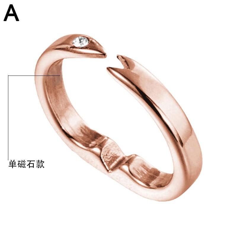 Magnetring Roségold Kreativer Schmuck Offener Ring