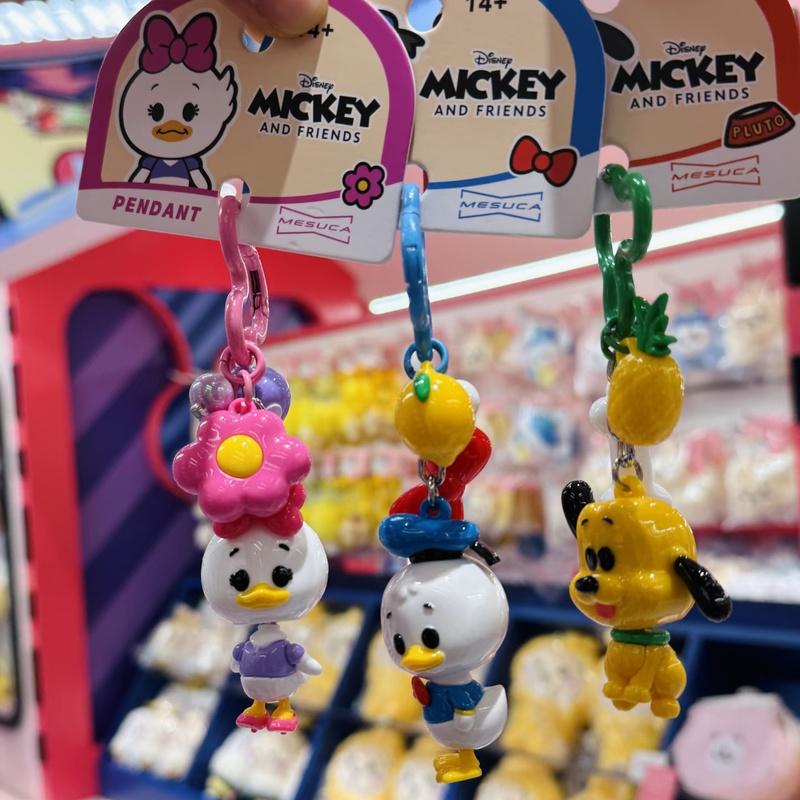 Disney Animated Cartoon Mickey Minnie Swing Doll Keychain Animation Peripheral Collection Pendant Creative Backpack Pendant Gift