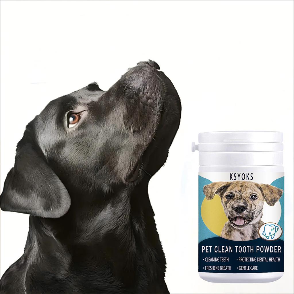 Remove dirt and plaque from the surface of pet teeth