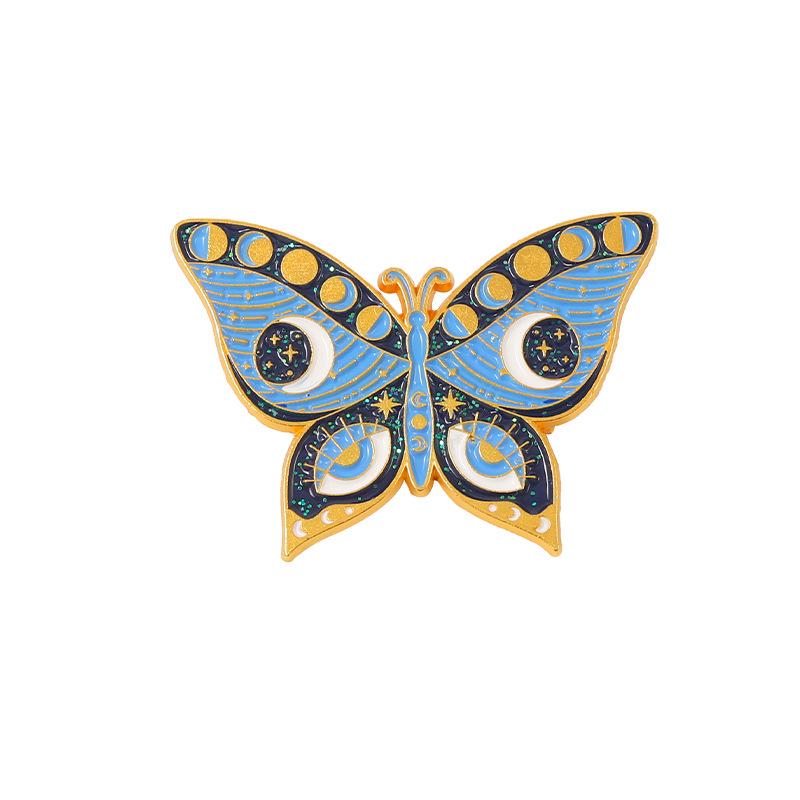 European & American Butterfly Brooch Set - Metal Badge Insect Accessories