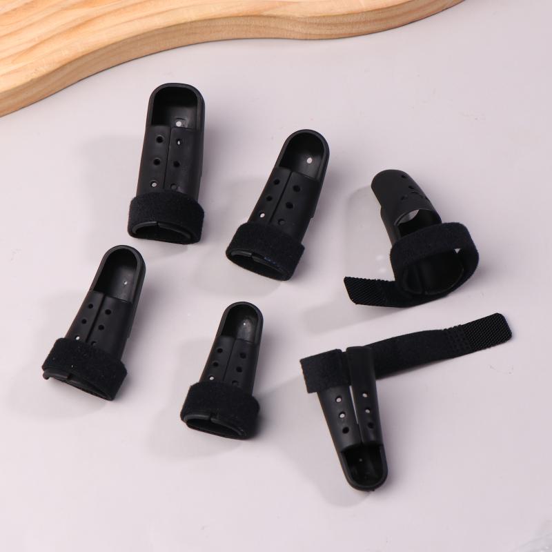 Black Finger Splint Brace Adjustable Finger Support Protector For Fingers Arthritis Joint Finger Injury Brace Pain Relief