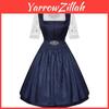 Fantasy European Beer Festival Girl Costume With Lace Apron For Cosplay And Party Fun