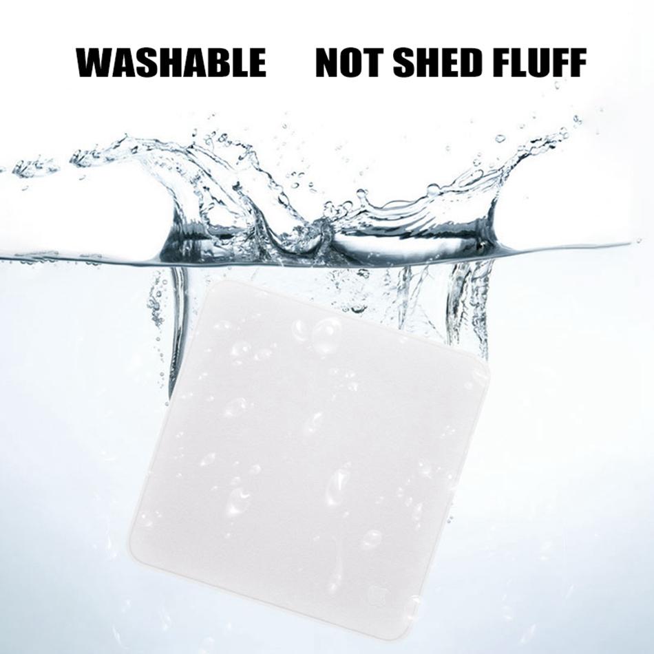 Polishing Cloth For iPhone Screen Double-Layer Microfiber Reusable Cleaning Cloth For iPhone iPad iMac Apple Watch Screens 4