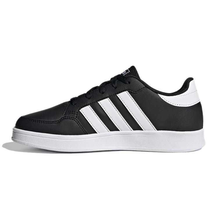 Adidas Neo Breaknet Abrasion Resistant Low top Skateboard Shoes Black White Kids  FY9507 35.5
