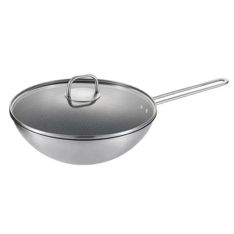 Zwilling Nova Plus 30cm Honeycomb Stainless Steel Non-stick Wok