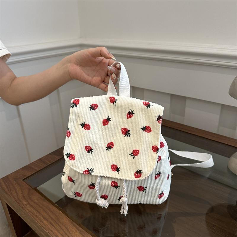 Casual Beautiful Cute Printed Casual Backpack Lightweight Versatile Student Schoolbag Commuter Backpack Large Capacity